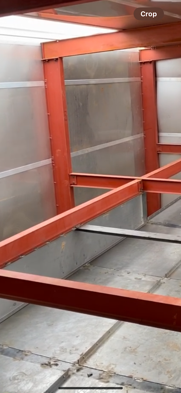 Stainless kiln interior liners for industrial dry kiln protection and durability.