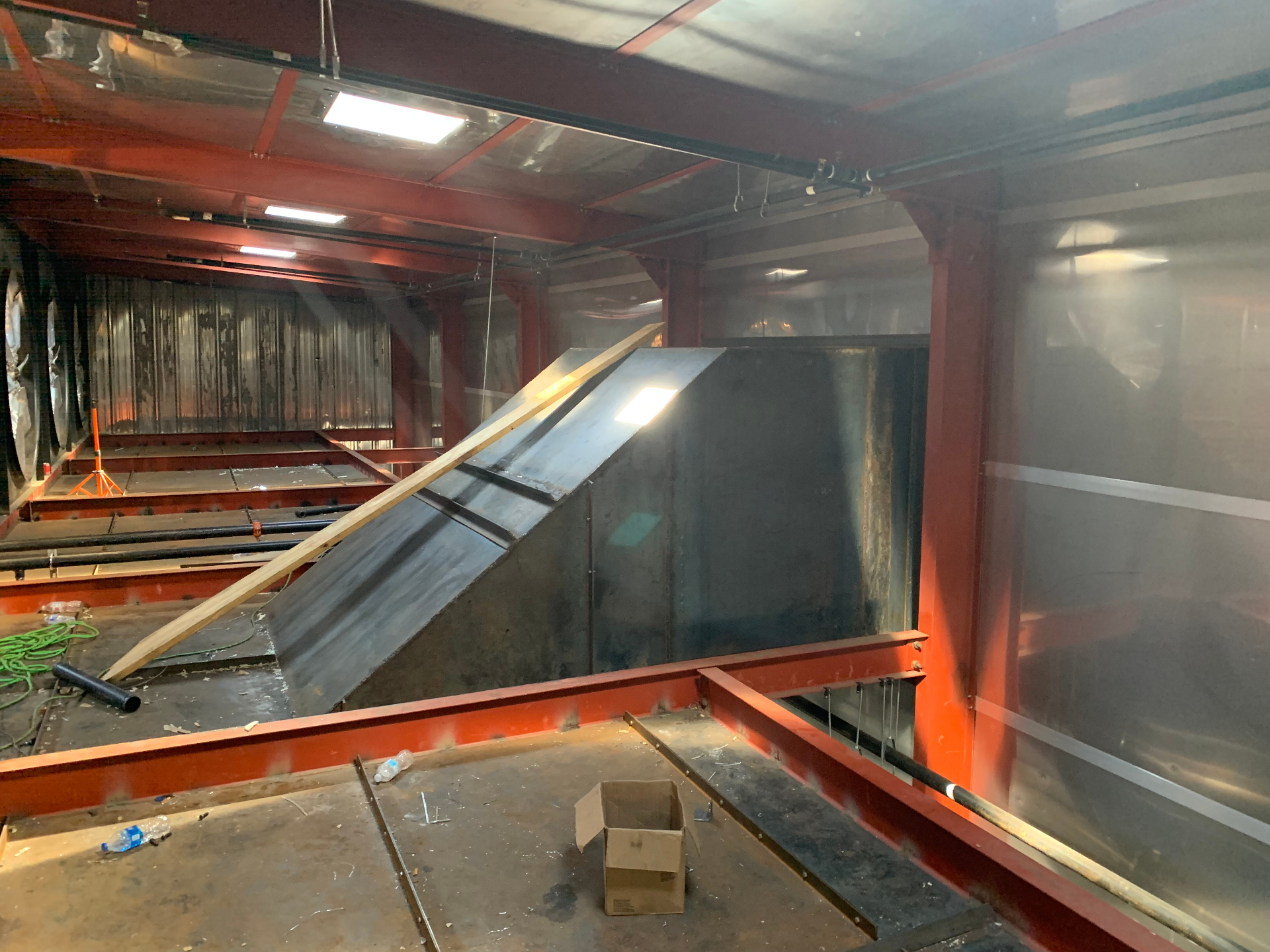 Central Plenum kiln top-mounted slide gate exhaust system